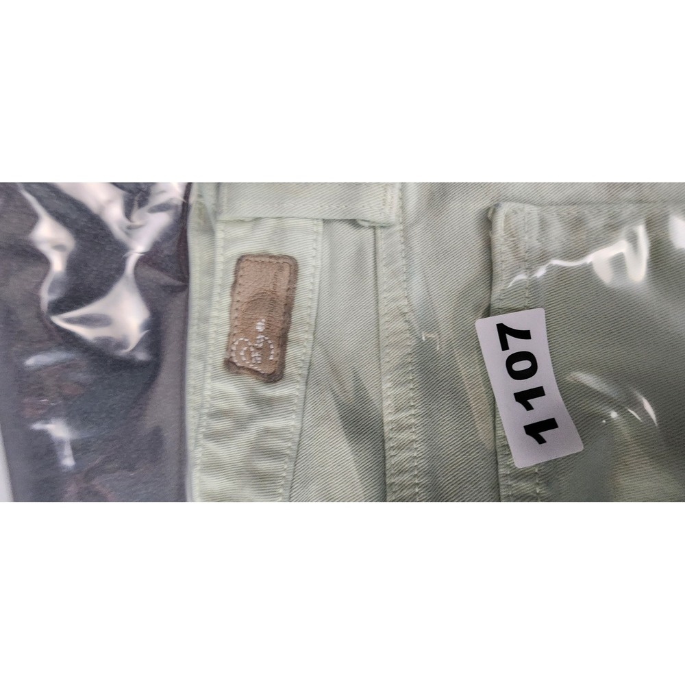 Paige Roxie Capri Womens Jeans Size 27 Pastel Green Denim Pants - Picture 11 of 11